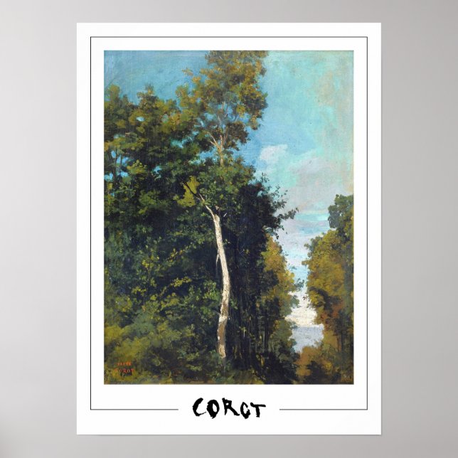 Jean-Baptiste-Camille Corot Zedign Art Poster #281 (Front)