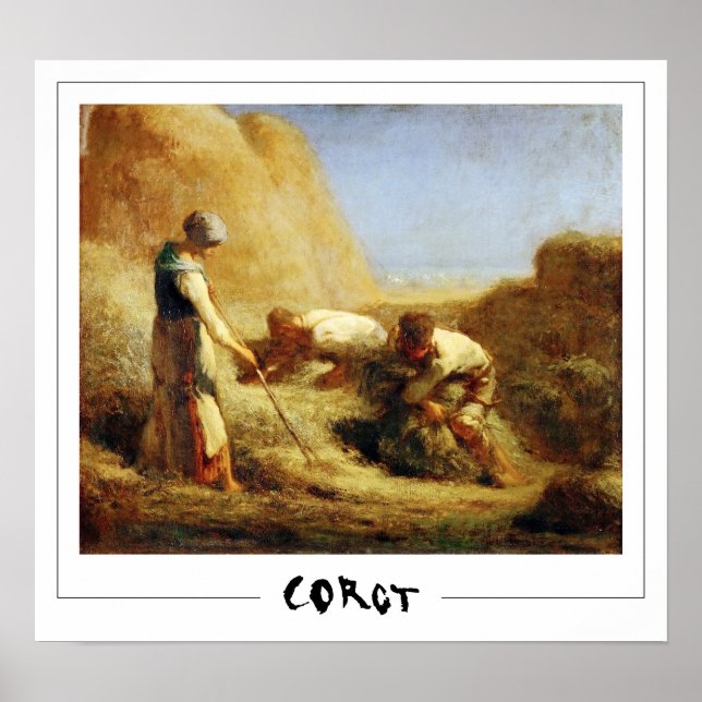Jean-Baptiste-Camille Corot Zedign Art Poster #320 (Front)