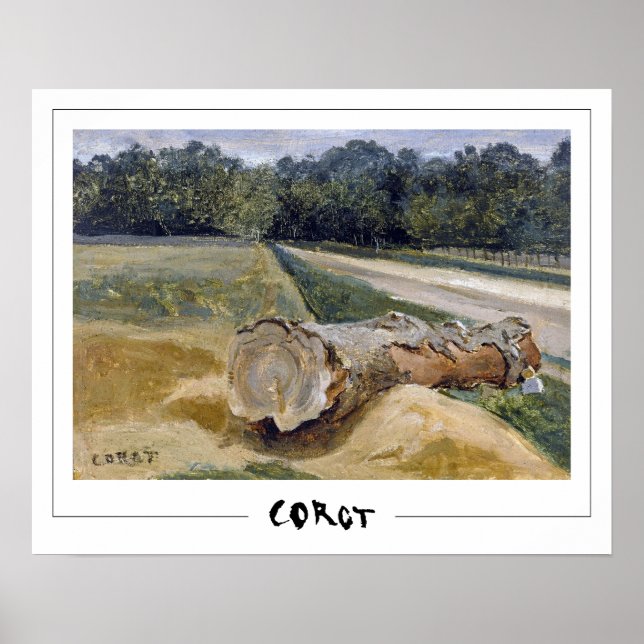 Jean-Baptiste-Camille Corot Zedign Art Poster #369 (Front)