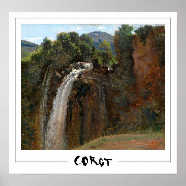 Jean-Baptiste-Camille Corot Zedign Art Poster #385 (Front)