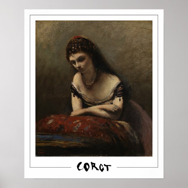 Jean-Baptiste-Camille Corot Zedign Art Poster #98- (Front)