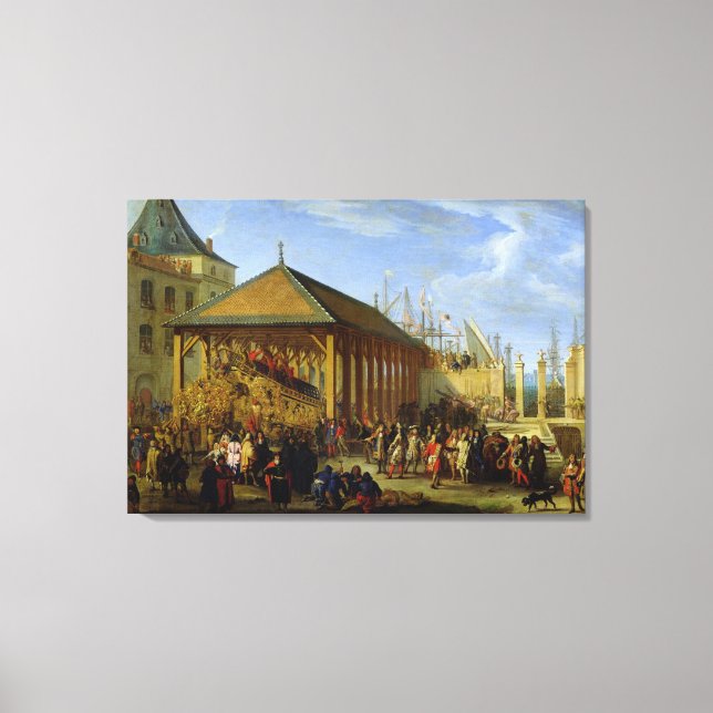 Jean-Baptiste Colbert  Marquis de Seignelay Canvas Print (Front)