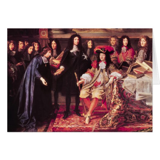 Jean-Baptiste Colbert Presenting the Members Cards (Front Horizontal)