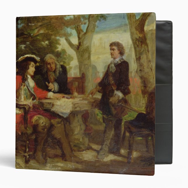Jean Cavalier  and Claude Louis Hector 3 Ring Binder (Front/Inside)