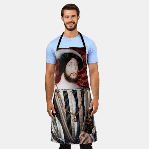 Jean Clouet _ Francois I King of France Apron