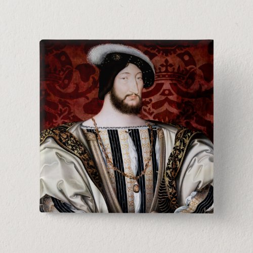 Jean Clouet _ Francois I King of France Button