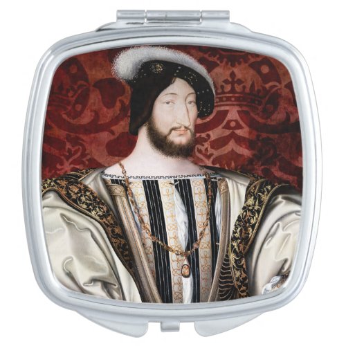 Jean Clouet _ Francois I King of France Compact Mirror