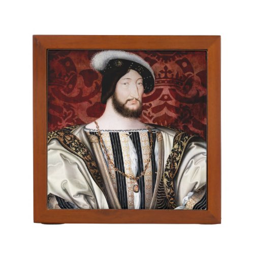 Jean Clouet _ Francois I King of France Desk Organizer