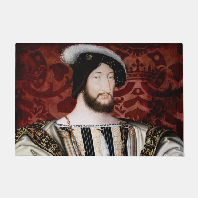 Jean Clouet - Francois I, King of France Doormat (Front)