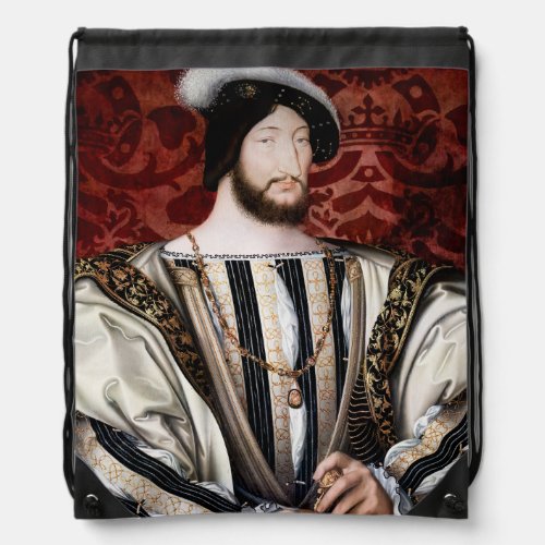 Jean Clouet _ Francois I King of France Drawstring Bag
