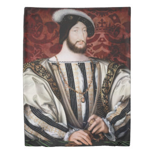 Jean Clouet - Francois I, King of France Duvet Cover