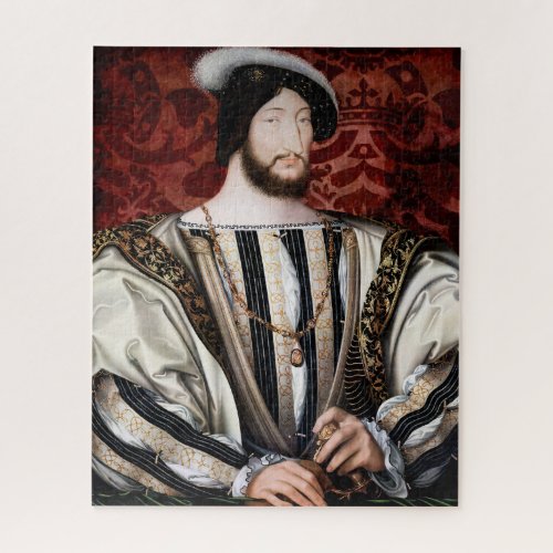 Jean Clouet _ Francois I King of France Jigsaw Puzzle