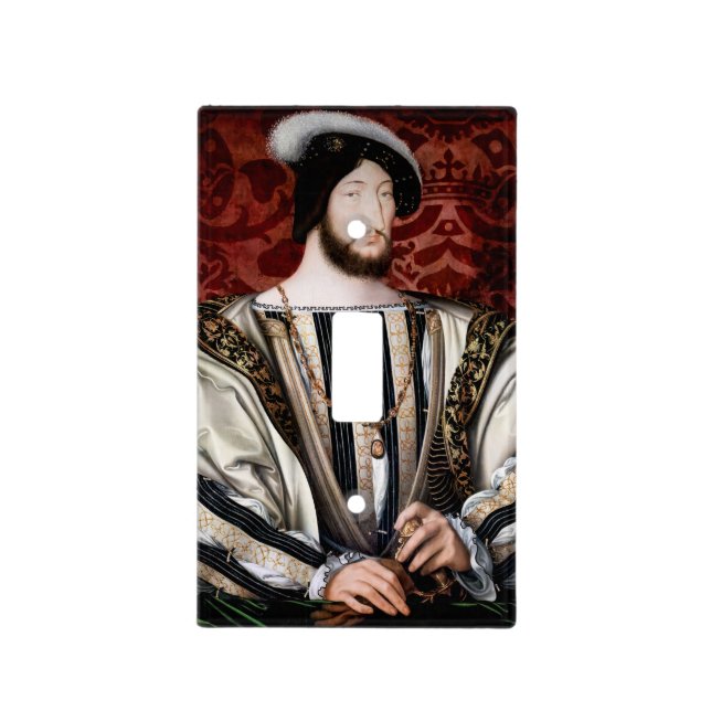 Jean Clouet - Francois I, King of France Light Switch Cover (Front)