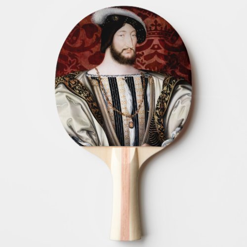 Jean Clouet _ Francois I King of France Ping Pong Paddle