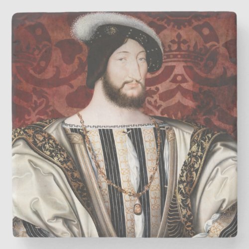 Jean Clouet _ Francois I King of France Stone Coaster