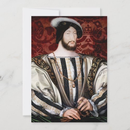 Jean Clouet _ Francois I King of France Thank You Card