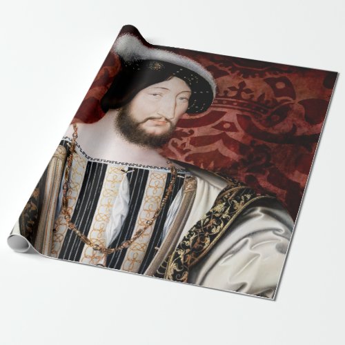Jean Clouet _ Francois I King of France Wrapping Paper