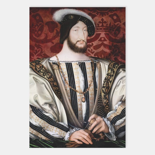 Jean Clouet - Francois I, King of France Wrapping Paper Sheets (Creator Uploaded)