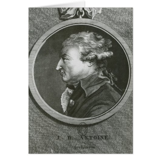 Jean Denis Antoine architect Cards (Front)