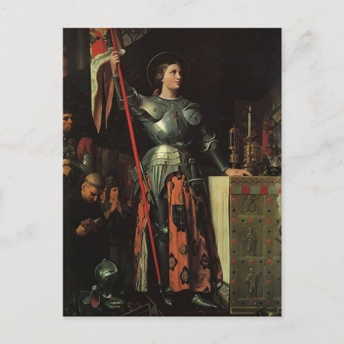 Jean Dominique Ingres_ Joan of Arc Postcard