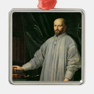 Jean Duvergier de Hauranne Abbot of Metal Ornament