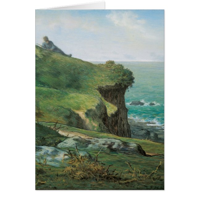 Jean-François Millet Cliffs of Gréville CC0455 Cards (Front)