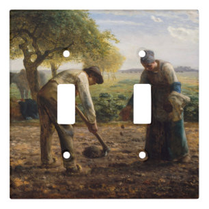 Jean-Francois Millet - Potato Planters Light Switch Cover