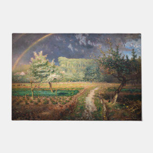 Jean-Francois Millet - Spring at Barbizon Doormat