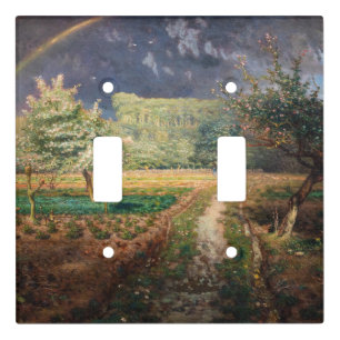 Jean-Francois Millet - Spring at Barbizon Light Switch Cover