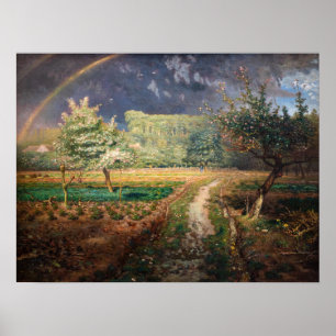 Jean-Francois Millet - Spring at Barbizon Poster