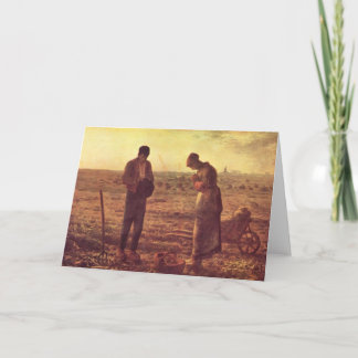 Jean-Francois Millet- The Angelus Card