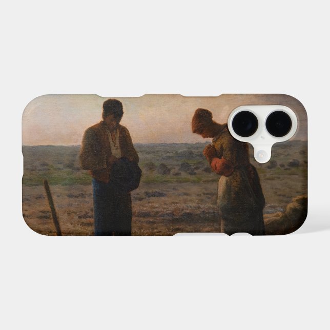 Jean-Francois Millet - The Angelus Case-Mate iPhone Case (Back (Horizontal))
