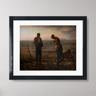 Jean-Francois Millet - The Angelus Framed Art