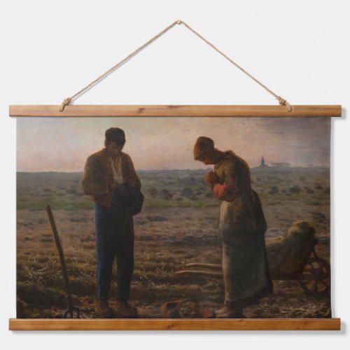 Jean_Francois Millet _ The Angelus Hanging Tapestry