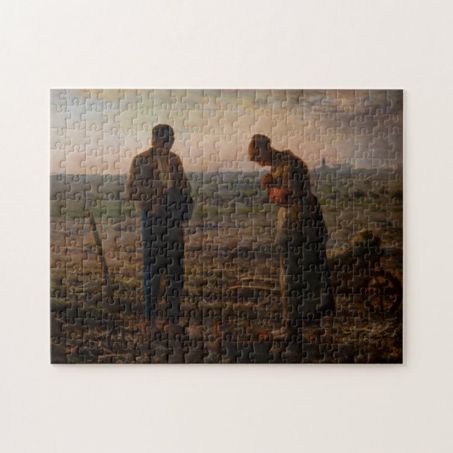 Jean-Francois Millet - The Angelus Jigsaw Puzzle (Horizontal)