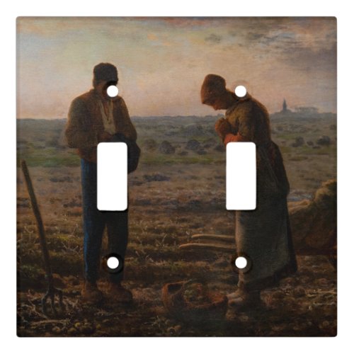Jean_Francois Millet _ The Angelus Light Switch Cover