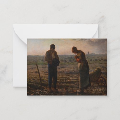 Jean_Francois Millet _ The Angelus Note Card