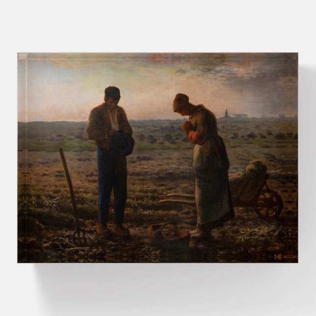 Jean-Francois Millet - The Angelus Paperweight (Front)