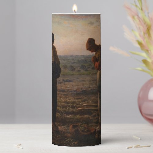 Jean_Francois Millet _ The Angelus Pillar Candle