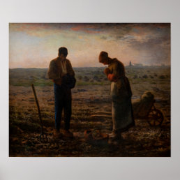 Jean-Francois Millet - The Angelus Poster