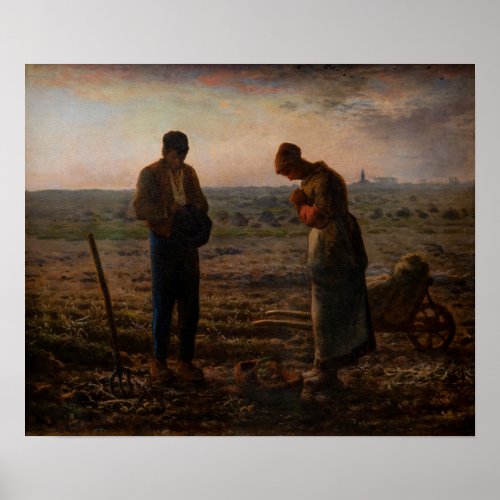 Jean_Francois Millet _ The Angelus Poster