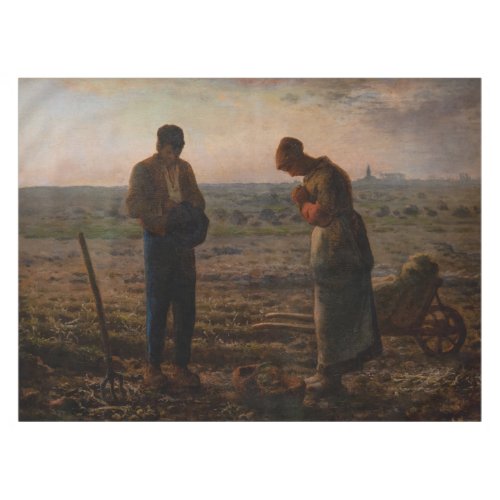 Jean_Francois Millet _ The Angelus Tablecloth