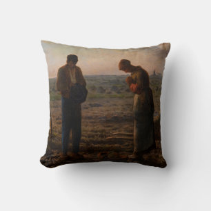 Jean-Francois Millet - The Angelus Throw Pillow