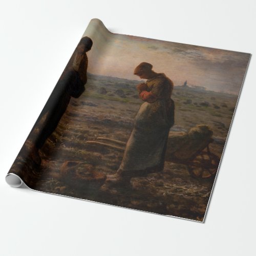 Jean_Francois Millet _ The Angelus Wrapping Paper
