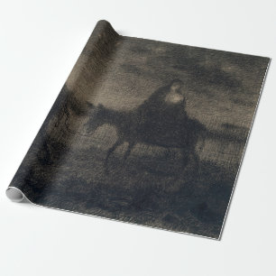 Jean-Francois Millet - The Flight Into Egypt Wrapping Paper