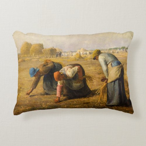 Jean_Francois Millet _ The Gleaners Accent Pillow