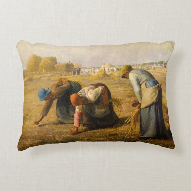 Jean-Francois Millet - The Gleaners Accent Pillow (Front)
