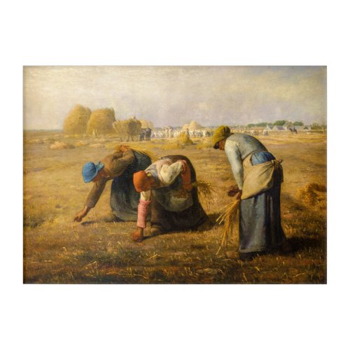 Jean_Francois Millet _ The Gleaners Acrylic Print