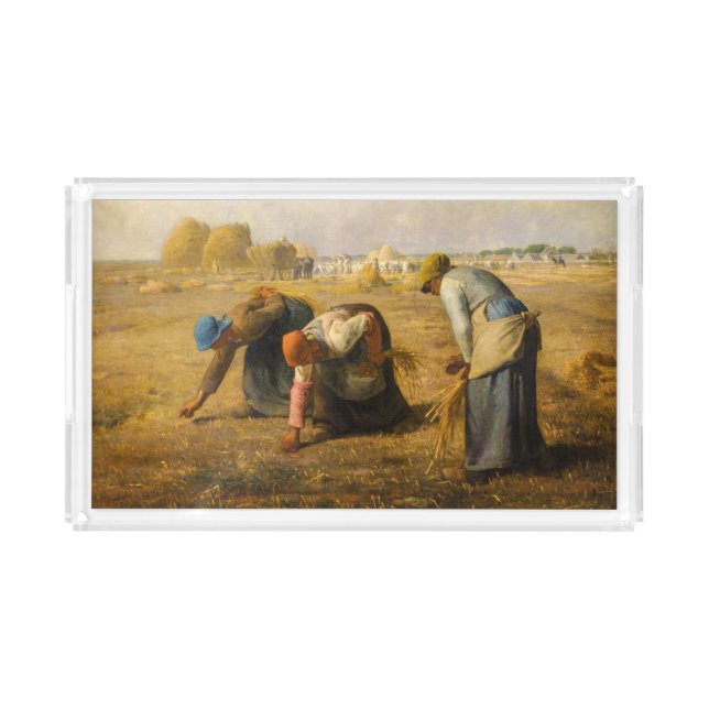 Jean-Francois Millet - The Gleaners Acrylic Tray (Front)