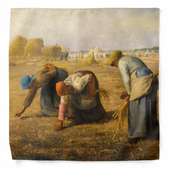 Jean-Francois Millet - The Gleaners Bandana (Front)